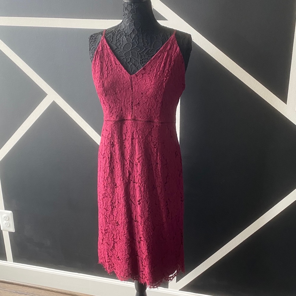 ASTR Lace Burgundy Dress XL